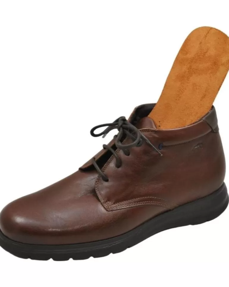 FLUCHOS Botas De Hombre Zeta F0605 Bota Cordones De Piel Para Hombre Planti Bristol Nuez New