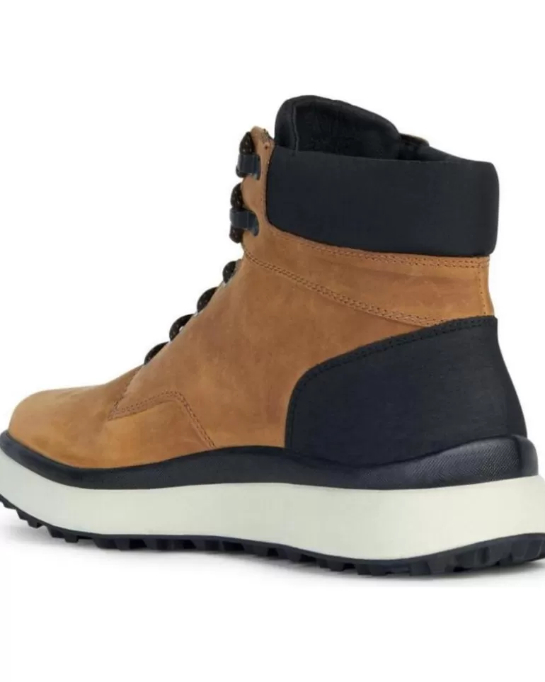 GEOX Botas De Hombre Bota Granito Amphibiox Ocre De Mostaza New