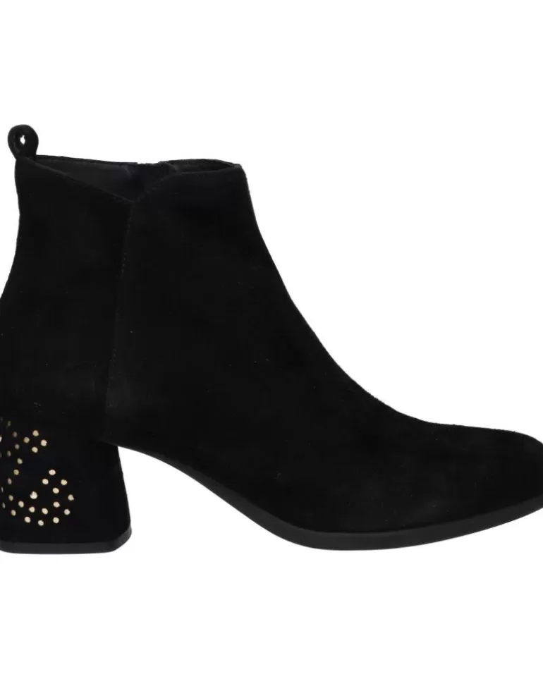 GEOX Botas De Mujer D04Efl 00021 D Calinda Mid C0495 Black-Gold Cheap