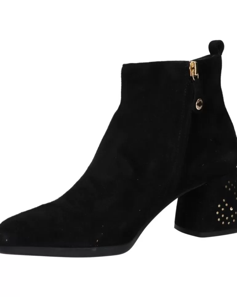 GEOX Botas De Mujer D04Efl 00021 D Calinda Mid C0495 Black-Gold Cheap