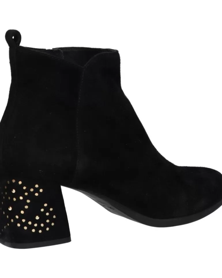 GEOX Botas De Mujer D04Efl 00021 D Calinda Mid C0495 Black-Gold Cheap