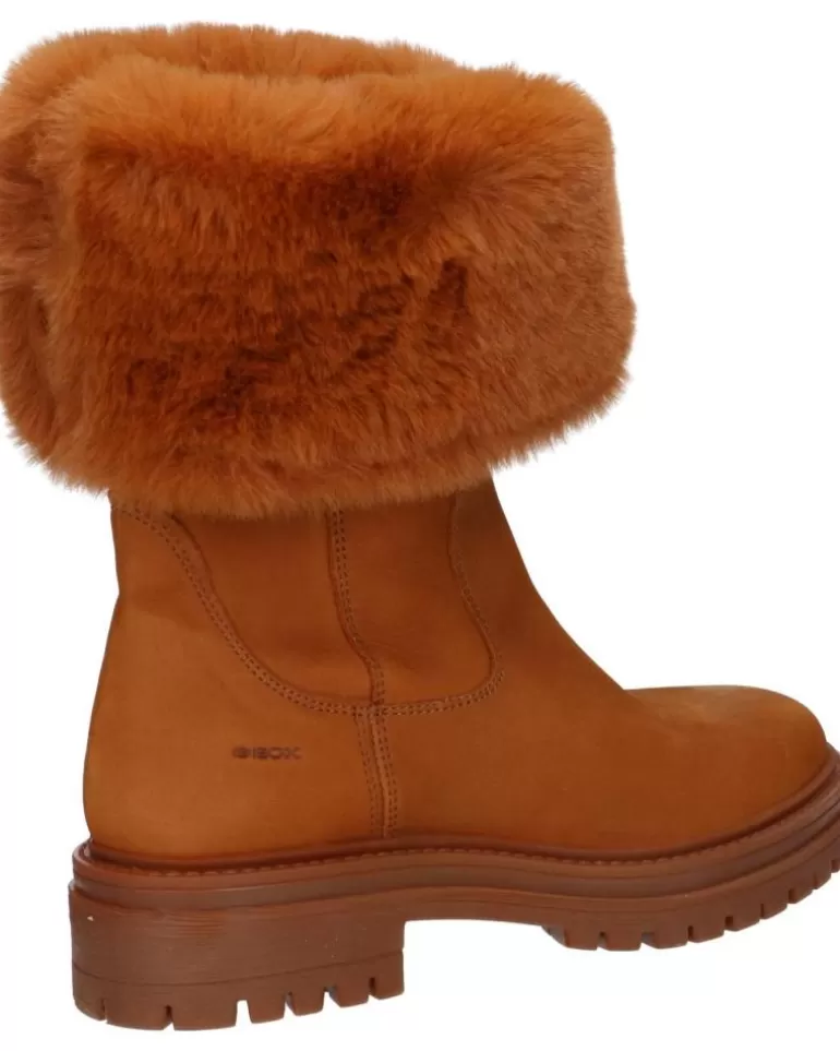 GEOX Botas De Mujer Y Niña D04Hrm 09Abh D Iridea C6001 Cognac Hot