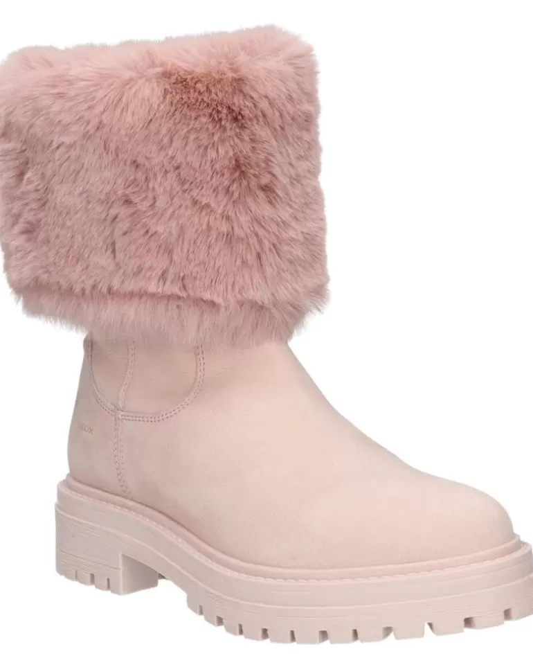 GEOX Botas De Mujer Y Niña D04Hrm 09Abh D Iridea C8056 Antique Rose Clearance