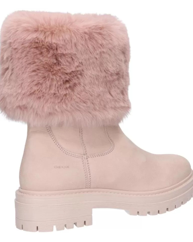 GEOX Botas De Mujer Y Niña D04Hrm 09Abh D Iridea C8056 Antique Rose Clearance