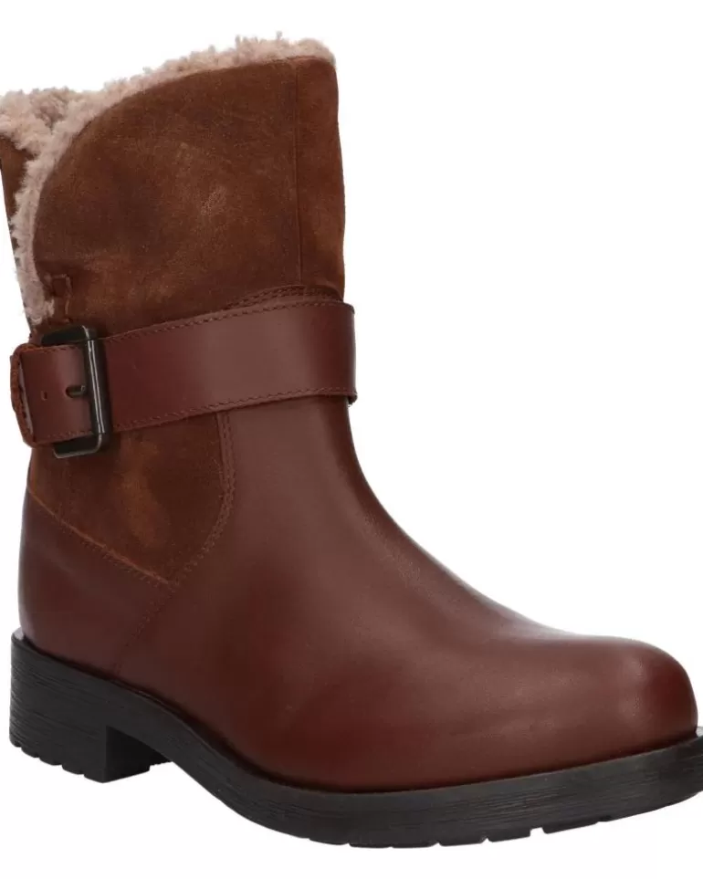 GEOX Botas De Mujer Y Niña D26C5A 04322 D Rawelle B Abx C0013 Brown New