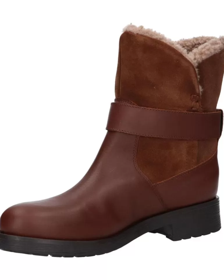 GEOX Botas De Mujer Y Niña D26C5A 04322 D Rawelle B Abx C0013 Brown New
