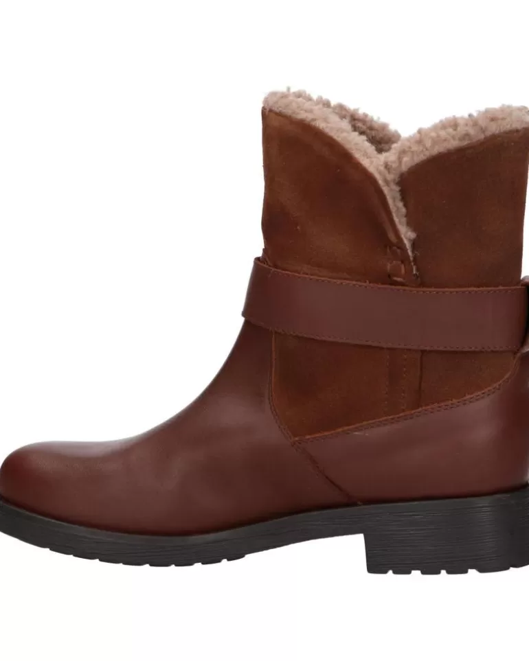 GEOX Botas De Mujer Y Niña D26C5A 04322 D Rawelle B Abx C0013 Brown New