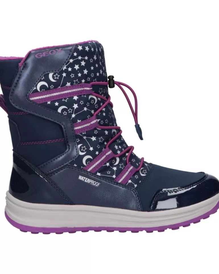 GEOX Botas De Mujer Y Niña J042Ua 050Fu J Roby Girl B Wpf Cf48B Navy-Cyclamen Online