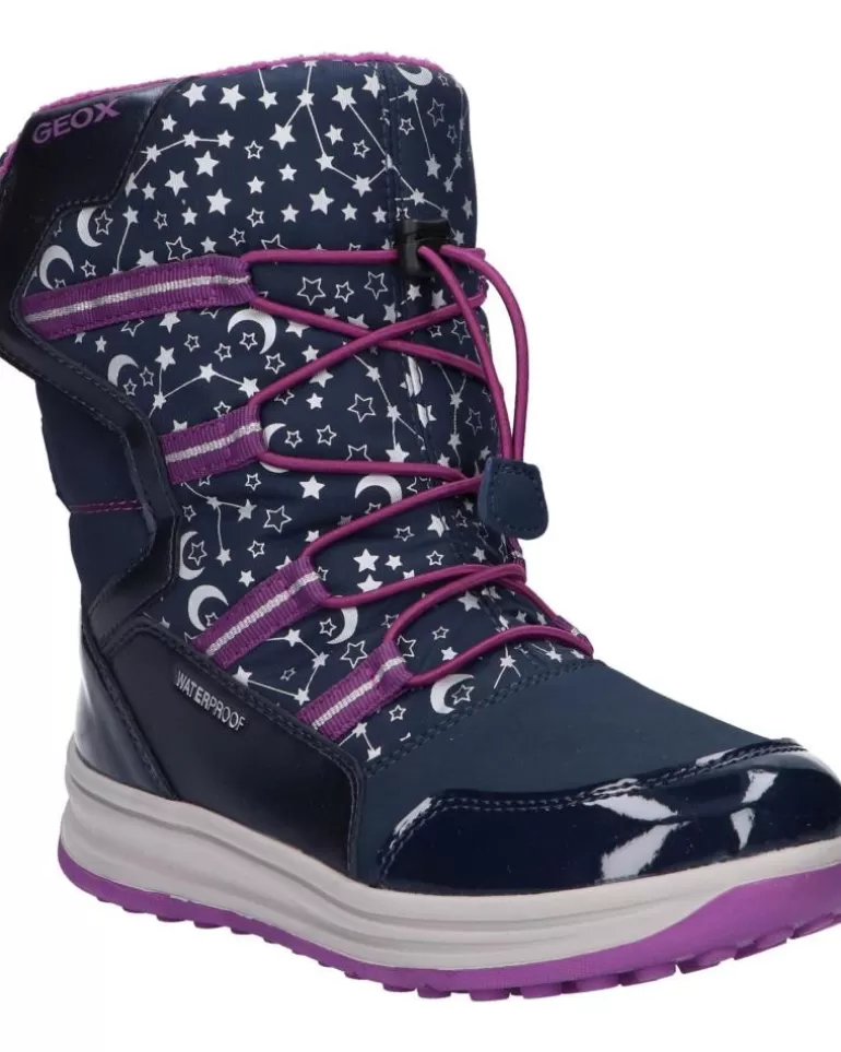 GEOX Botas De Mujer Y Niña J042Ua 050Fu J Roby Girl B Wpf Cf48B Navy-Cyclamen Online