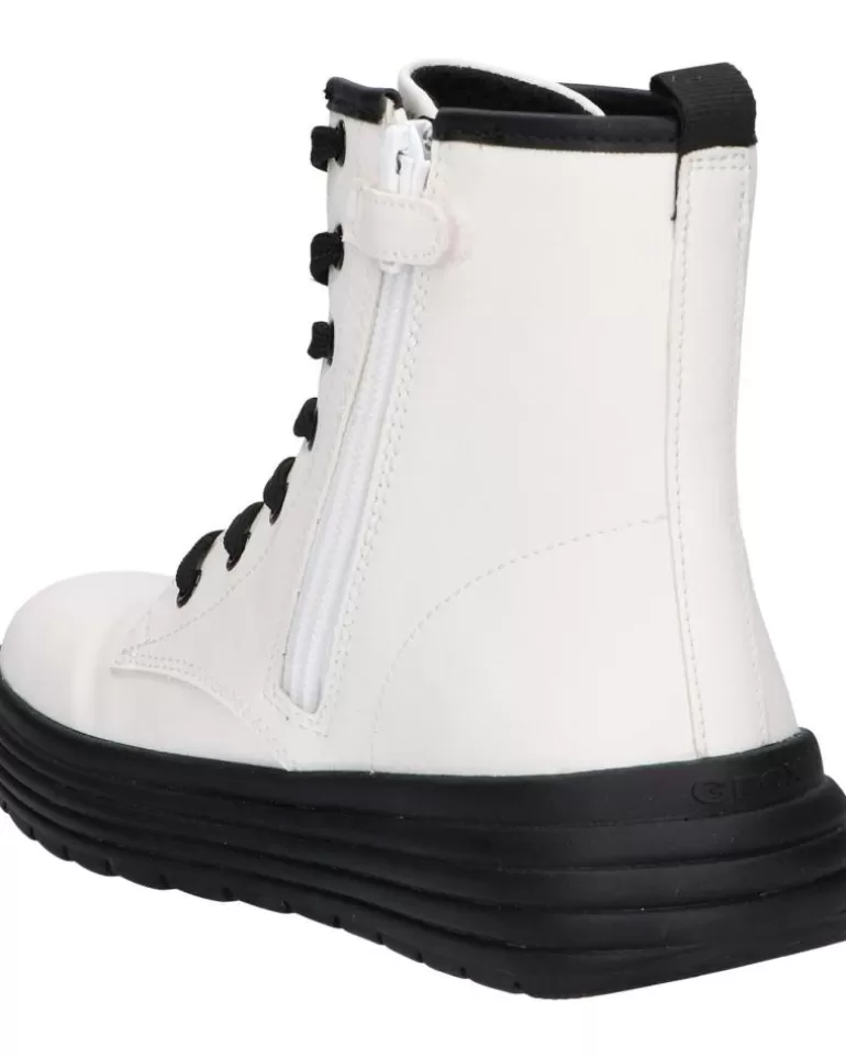 GEOX Botas De Mujer Y Niña J16Eta 000Bc J Phaolae C1000 White Flash Sale