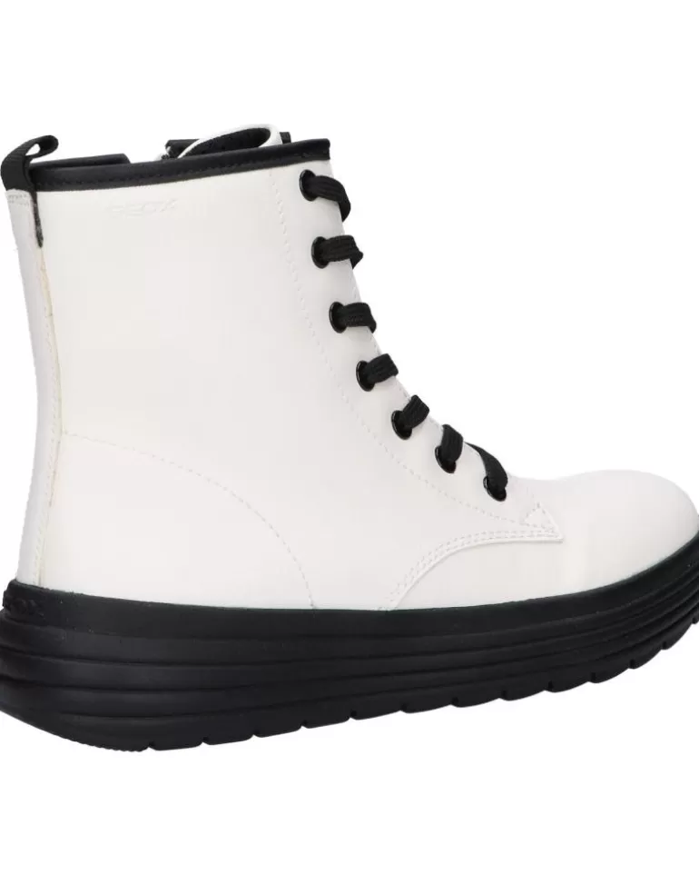 GEOX Botas De Mujer Y Niña J16Eta 000Bc J Phaolae C1000 White Flash Sale