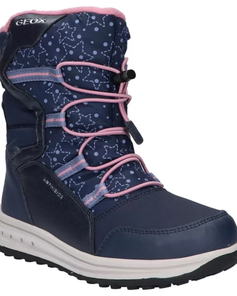GEOX Botas De Mujer Y Niña J26Fua 054Fu J Roby Girl B Abx C4251 Navy-Rose Store