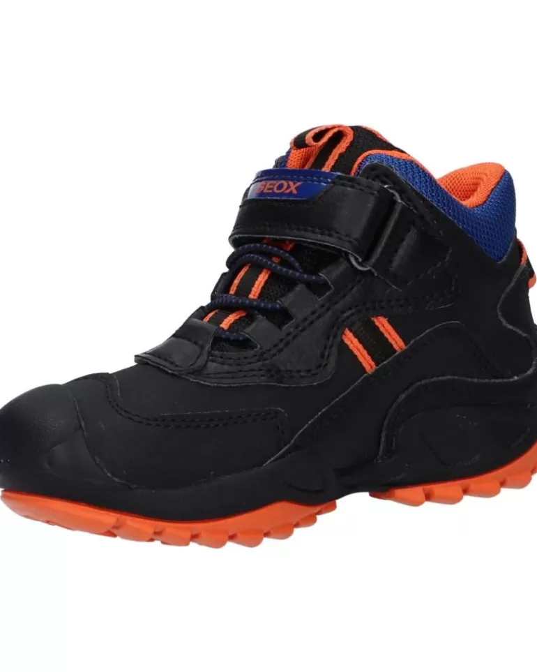 GEOX Botas De Mujer Y Niña Y Niño J261Wb 0Cebu J New Savage Boy B A C0399 Black-Orange Best Sale