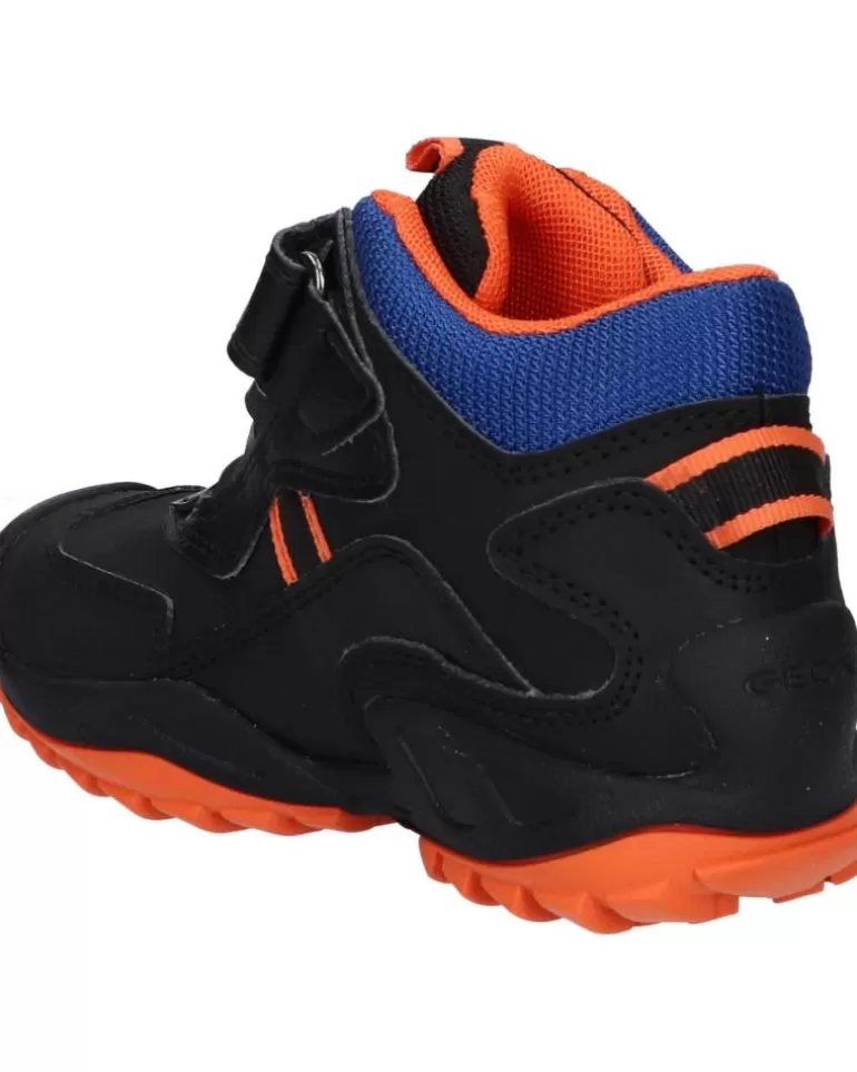 GEOX Botas De Mujer Y Niña Y Niño J261Wb 0Cebu J New Savage Boy B A C0399 Black-Orange Best Sale
