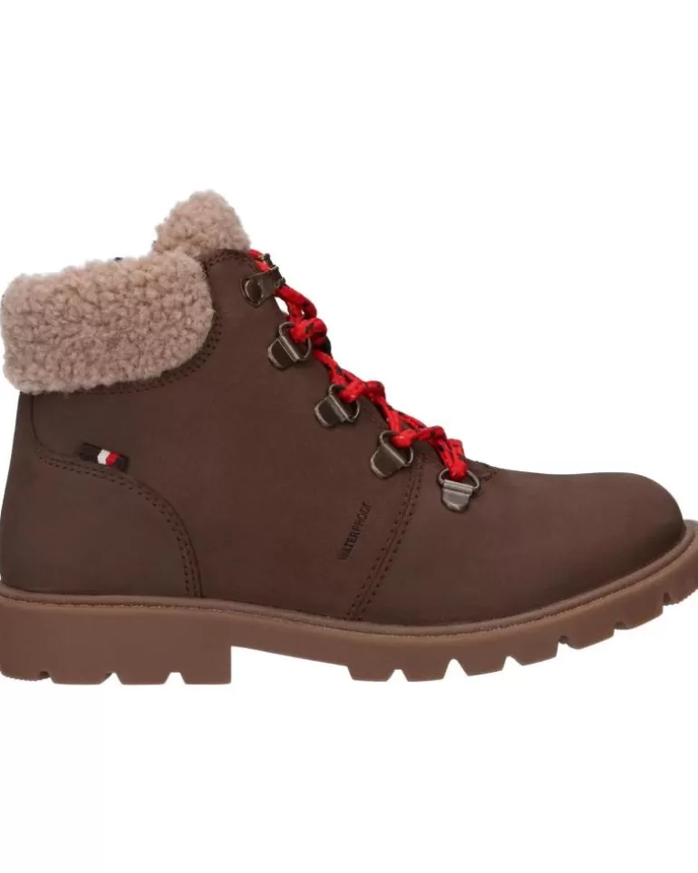 GEOX Botas De Mujer Y Niña Y Niño J26Hdd 032Bh J Shaylax Boy Wpf C6229 Coffee-Dk Beige Store