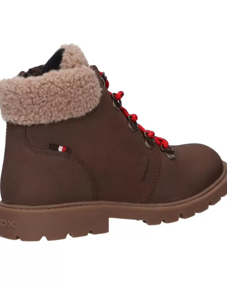 GEOX Botas De Mujer Y Niña Y Niño J26Hdd 032Bh J Shaylax Boy Wpf C6229 Coffee-Dk Beige Store