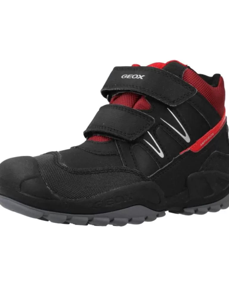 GEOX Botas De Mujer Y Niño J New Savage Boy B A Negro New