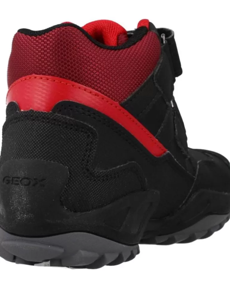 GEOX Botas De Mujer Y Niño J New Savage Boy B A Negro New