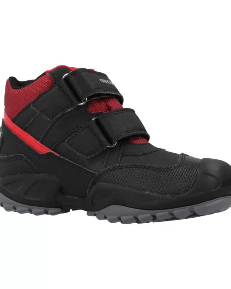 GEOX Botas De Mujer Y Niño J New Savage Boy B A Negro New