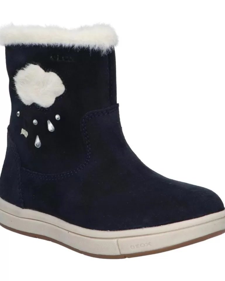 GEOX Botas De Niña B164Ab 00022 B Trottola Girl C4021 Dk Navy New