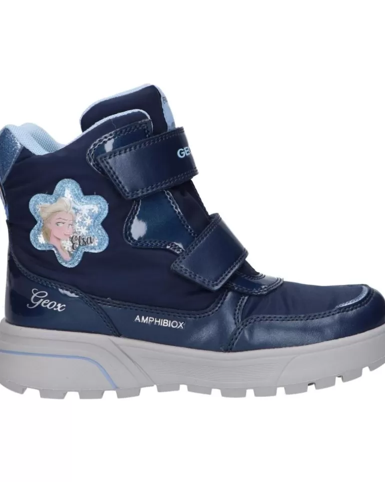 GEOX Botas De Niña J048Aa 0Funf J Sveggen Girl B Abx C4231 Navy-Sky New