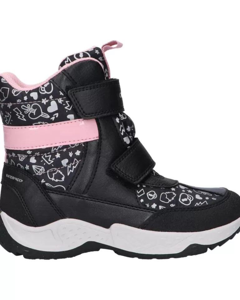 GEOX Botas De Niña J04Cfb 0Nfmn J Sentiero Girl B Wp C0618 Black-Pink Store