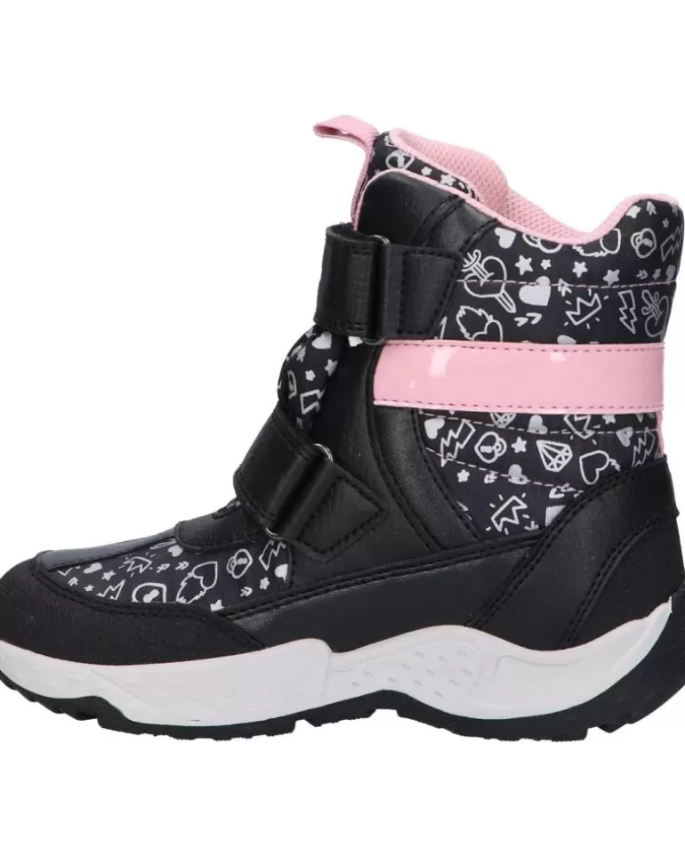 GEOX Botas De Niña J04Cfb 0Nfmn J Sentiero Girl B Wp C0618 Black-Pink Store