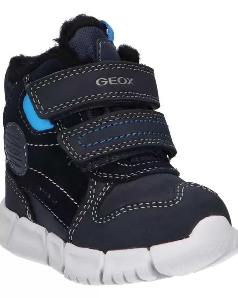 GEOX Botas De Niña Y Niño B163Pb 03222 B Flexyper Boy B Abx C4231 Navy-Sky Flash Sale