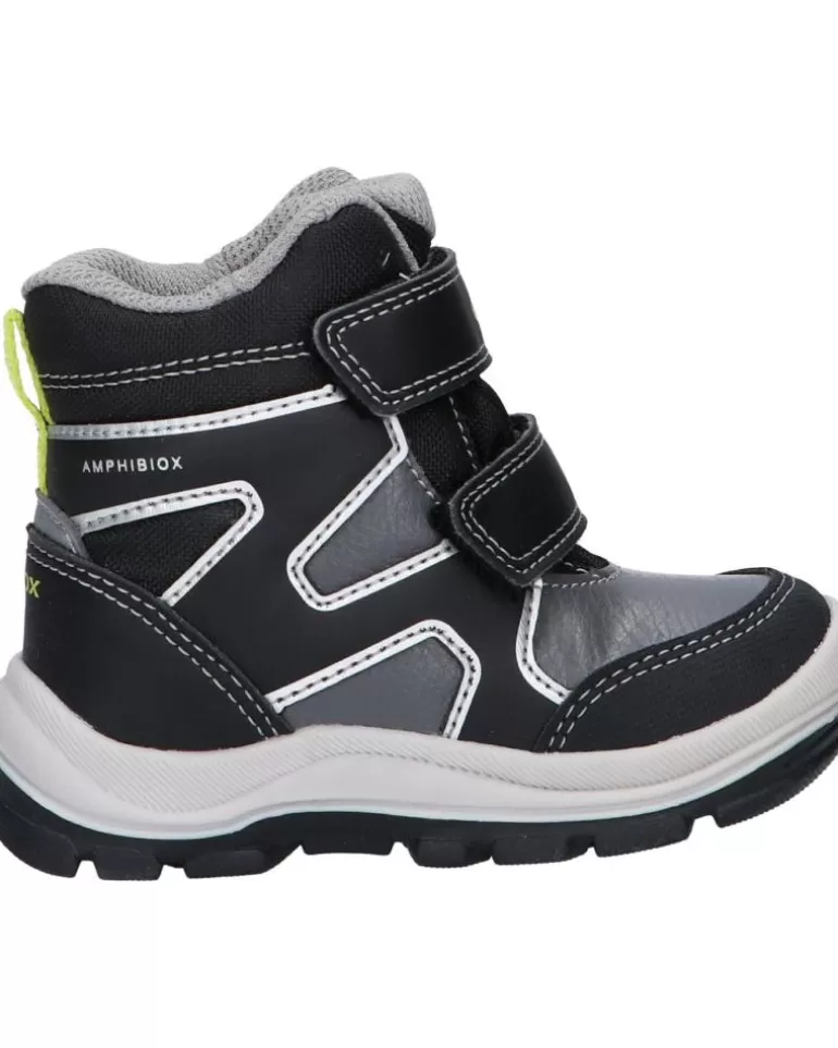 GEOX Botas De Niña Y Niño B263Vd 0Fu54 B Flanfil Boy B Abx C0017 Black-Grey Fashion