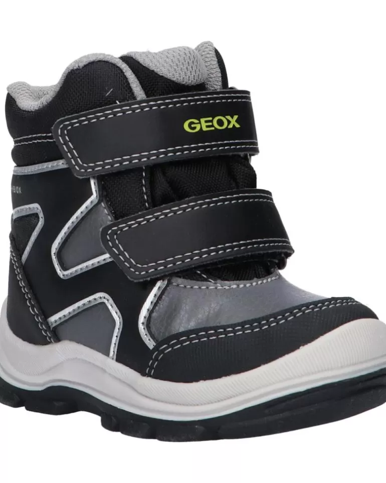 GEOX Botas De Niña Y Niño B263Vd 0Fu54 B Flanfil Boy B Abx C0017 Black-Grey Fashion
