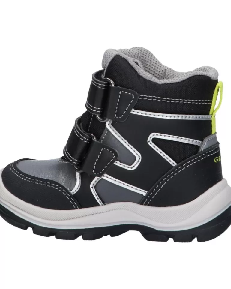 GEOX Botas De Niña Y Niño B263Vd 0Fu54 B Flanfil Boy B Abx C0017 Black-Grey Fashion