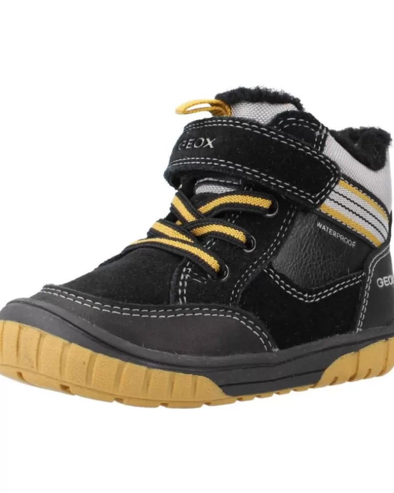 GEOX Botas De Niño B Omar Boy Wpf Negro New