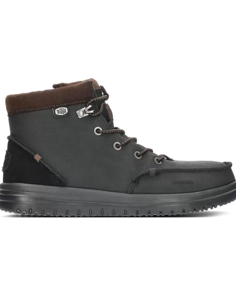HEY DUDE Botas De Hombre Botas Dude Bradley Boot Leather 40189 Black Cheap