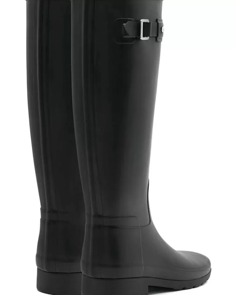 HUNTER Botas De Mujer Botas Tal Orig Refined Black New