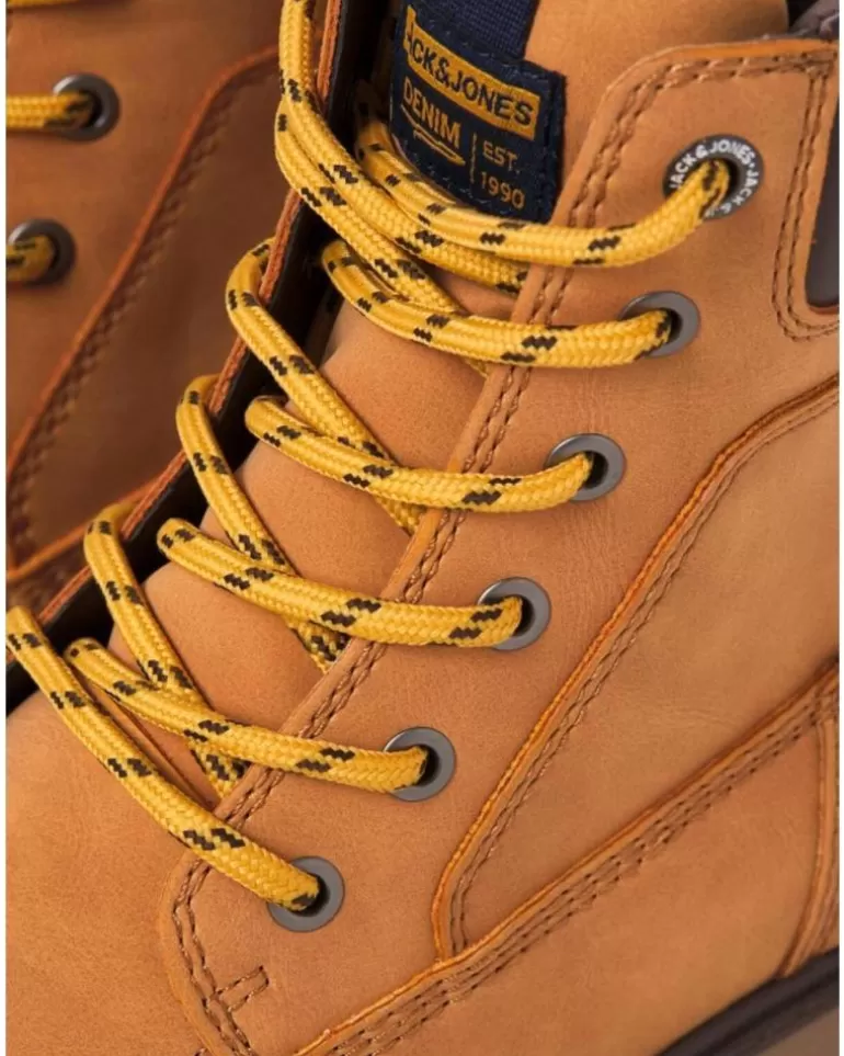 JACK AND JONES Botas De Hombre Botn Nubuck Jack Jones Amarillo Shop