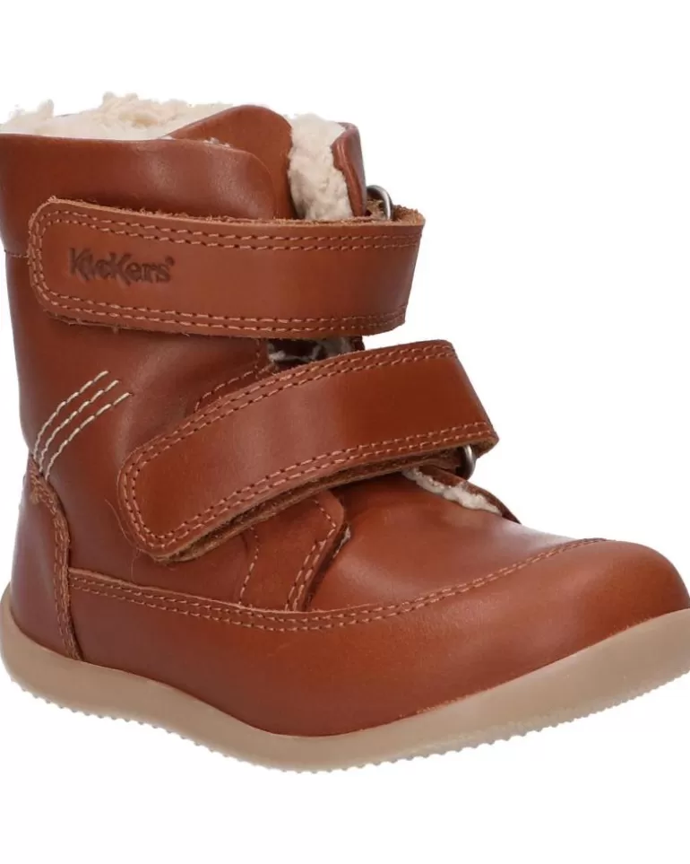 KICKERS Botas De Niña Y Niño 909770-10 Bamakratch 114 Camel New