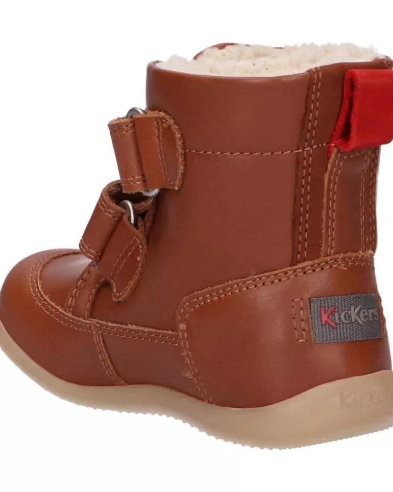 KICKERS Botas De Niña Y Niño 909770-10 Bamakratch 114 Camel New