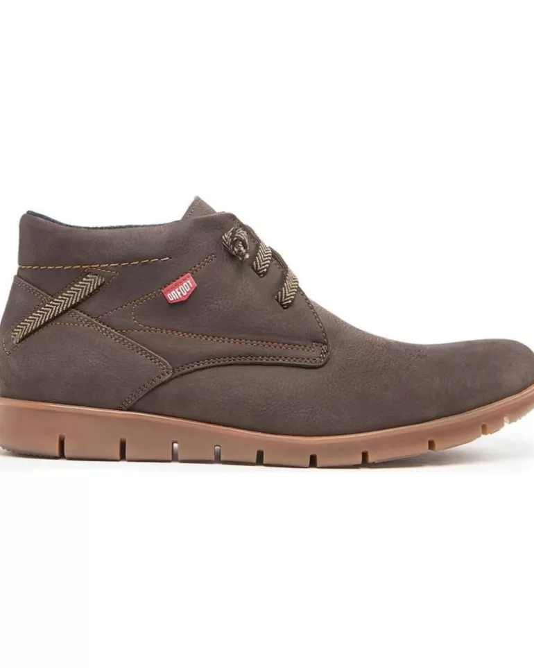 ON FOOT Botas De Hombre Botin Confot Para Hombre 8702 Marron Best