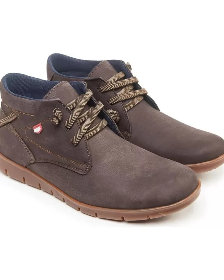 ON FOOT Botas De Hombre Botin Confot Para Hombre 8702 Marron Best