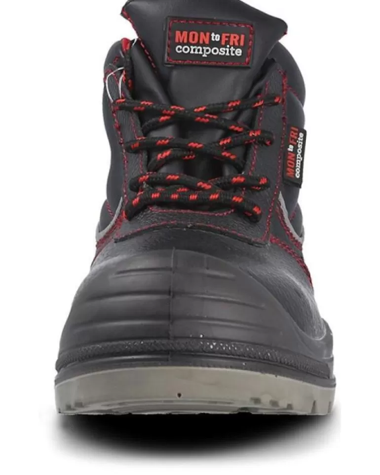 PAREDES Botas De Mujer Y Hombre Y Niña Y Niño Botas De Seguridad Extreme Negro Negro Fashion