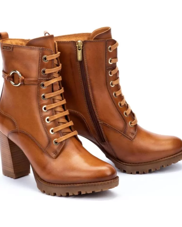 PIKOLINOS Botas De Mujer Botin Tacón Alto W7M-8563 Brandy Outlet