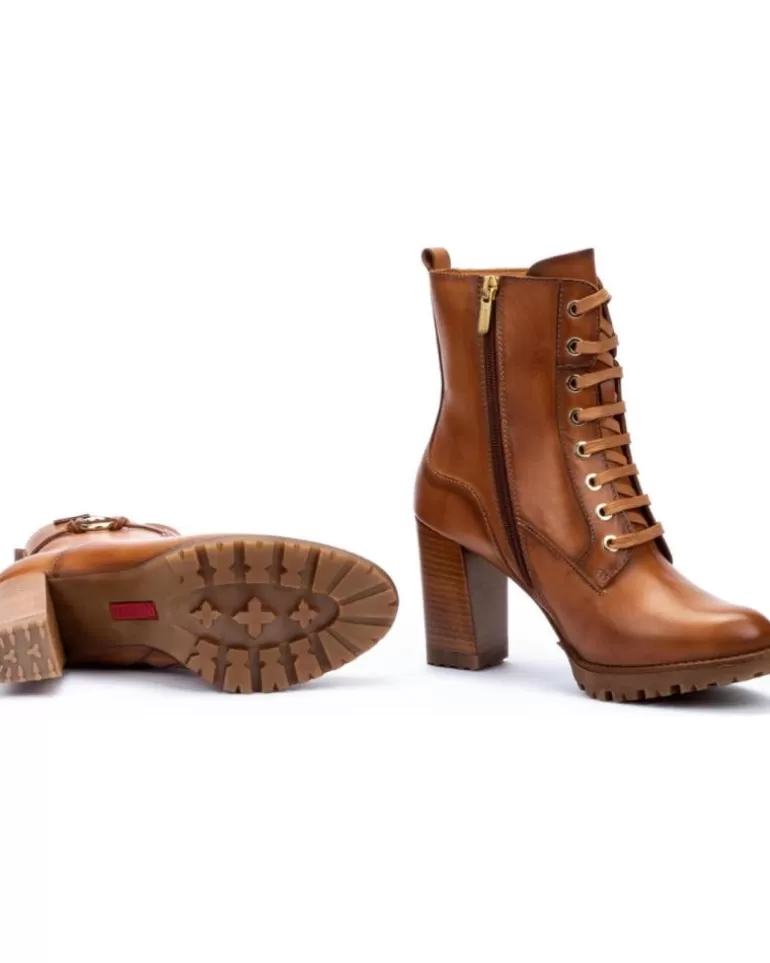 PIKOLINOS Botas De Mujer Botin Tacón Alto W7M-8563 Brandy Outlet
