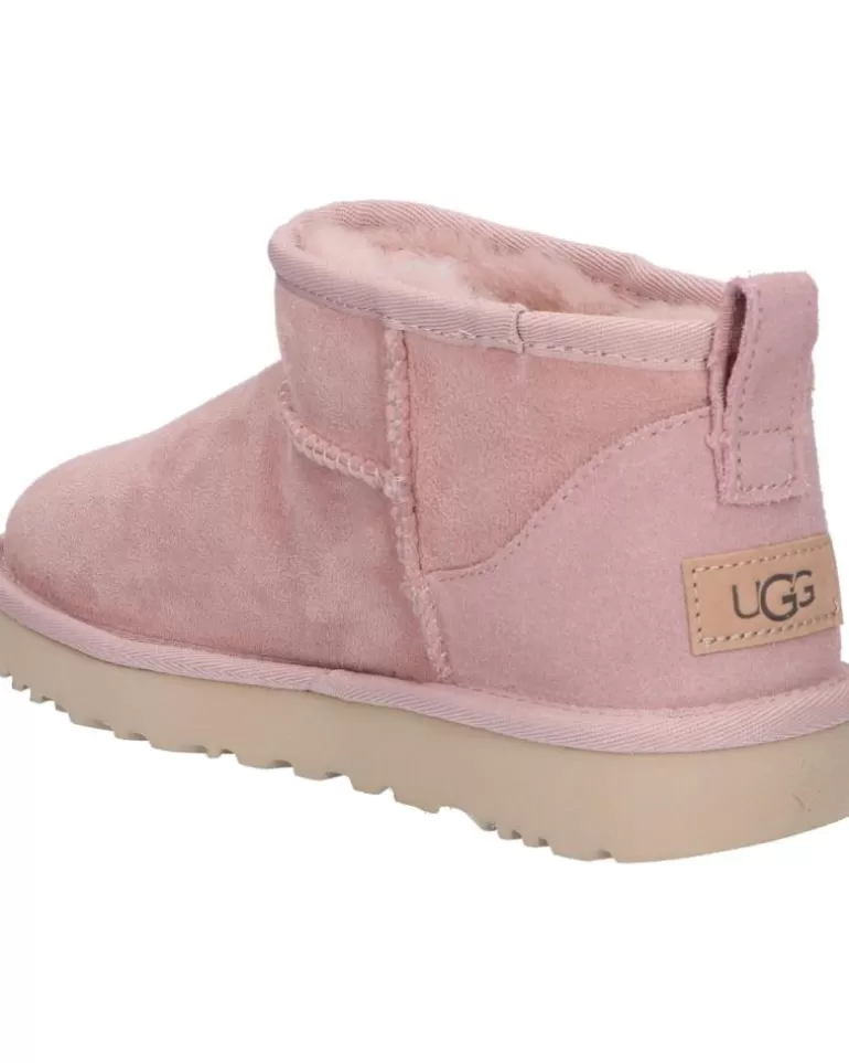 UGG Botas De Mujer 1116109 Classic Ultra Mini Rose Grey Clearance
