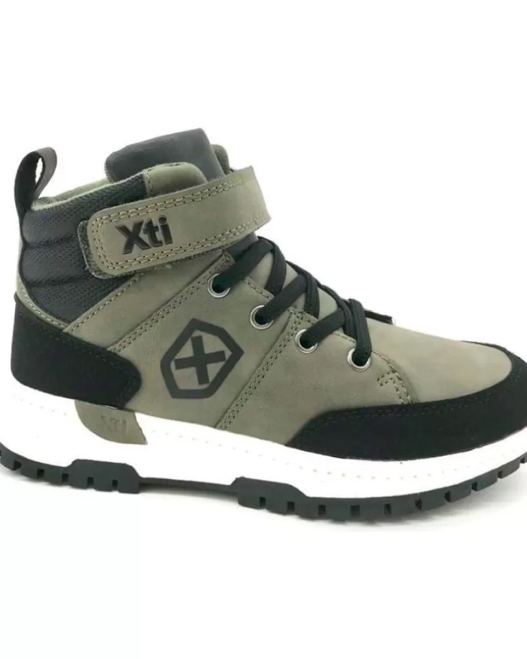 XTI Botas De Niño Bota Velcro Marron Best