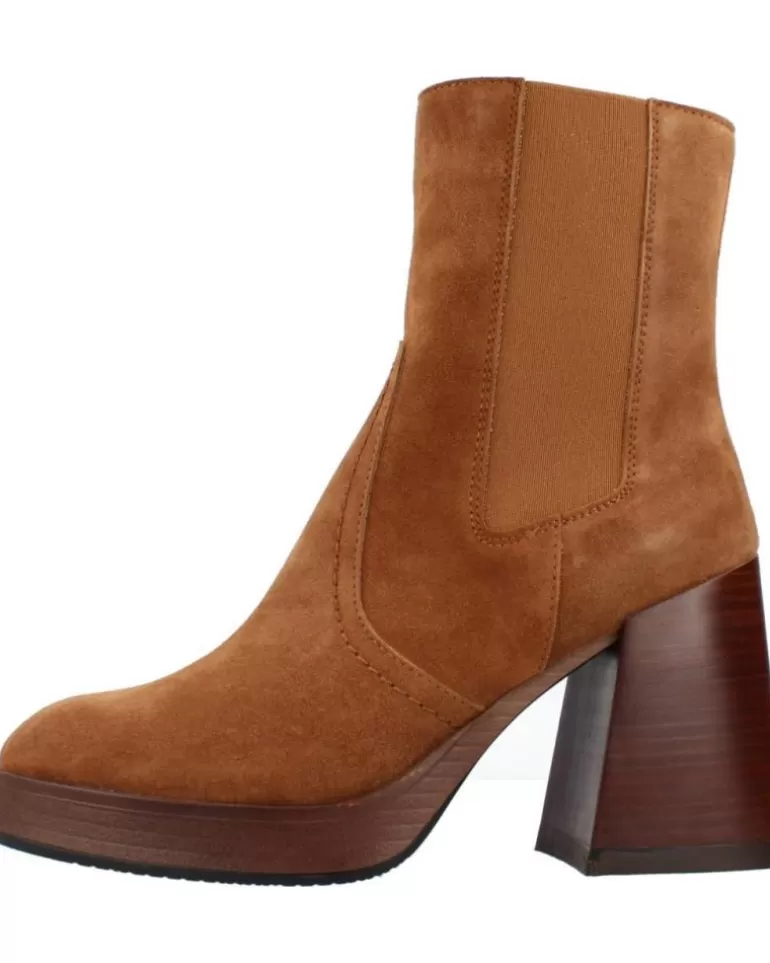 ALPE Botines De Mujer Botin Sella Cuero New