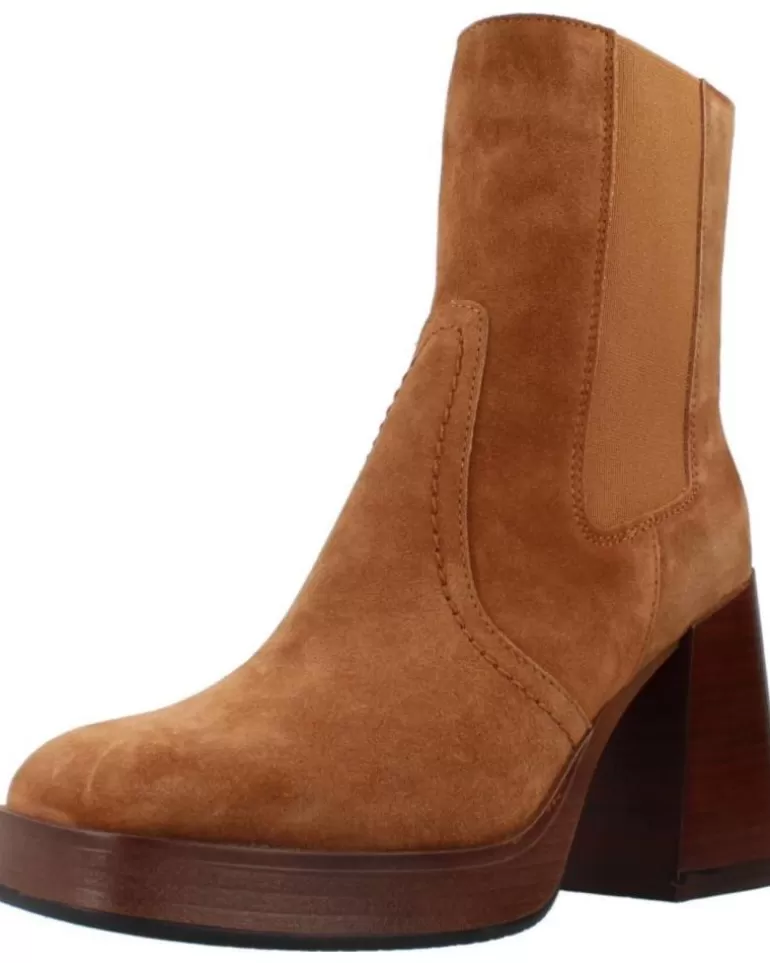 ALPE Botines De Mujer Botin Sella Cuero New
