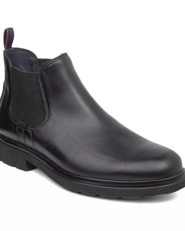 CALLAGHAN Botines De Hombre Bota Chelsea 52806 Negra De Negro Fashion
