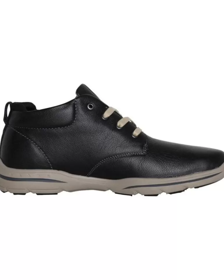 SKECHERS Botines De Hombre Botas Harper-Melden 64857 Negro Black Outlet