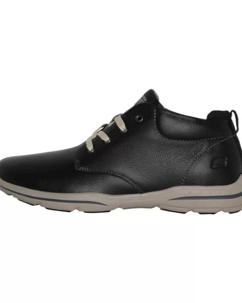 SKECHERS Botines De Hombre Botas Harper-Melden 64857 Negro Black Outlet