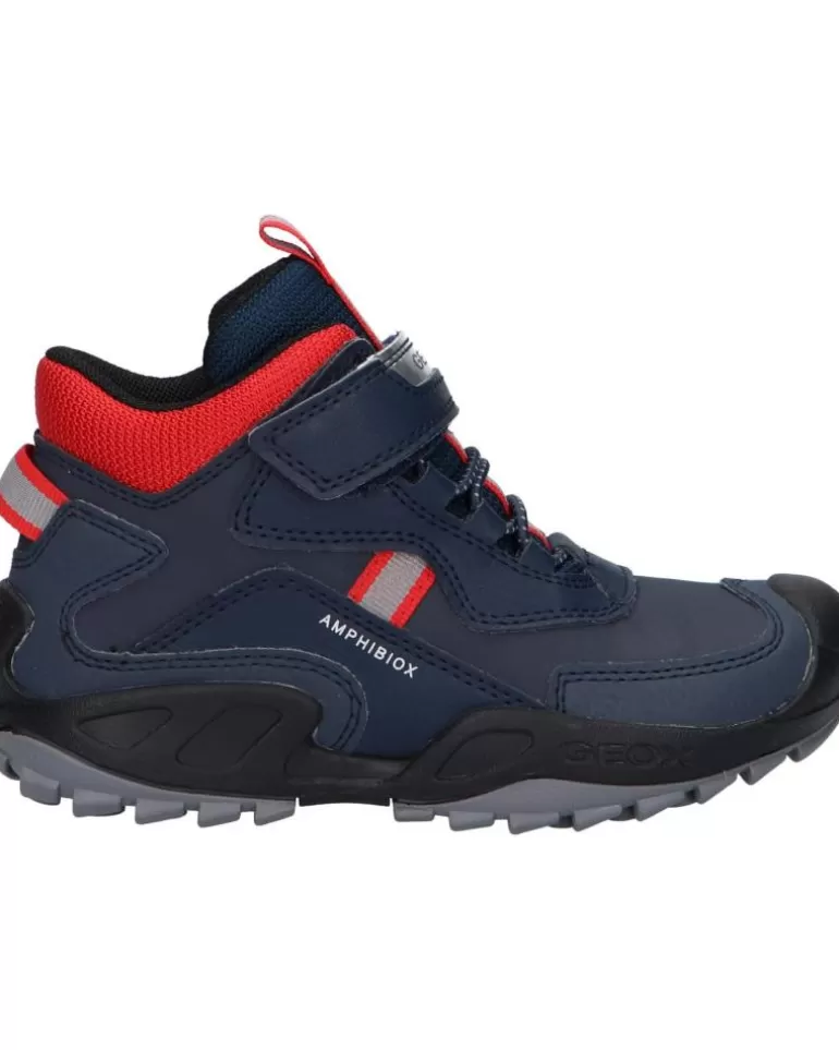 GEOX Botines De Mujer Y Niño J261Wb 0Cebu J New Savage C0735 Navy-Red New